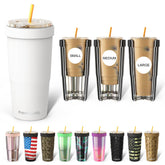 Frost Buddy front view white tumbler showing clean design and capacity benefit