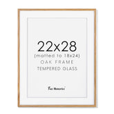 Fun Memories oak frame front view showing clean edges and balanced proportion