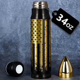 Funslive bullet tumbler front view showing bold shape and full capacity benefit