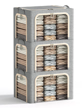 Furnhome three-pack front view showing neat stacked storage and clear identification