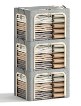 Furnhome front view with lid closed showing neat stackable storage benefit