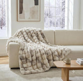 Fuzzysense front draped over couch showing decorative benefit
