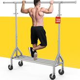 FYBEE front full view of stainless steel rack showing large capacity and organized storage