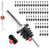FYNECHEF front pack of 48 pourers showing quantity and packaging benefit