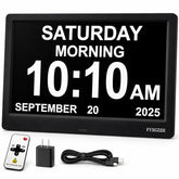 FYXGZZH front display showing large time and date, improves readability