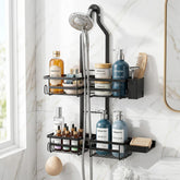 Gabeeriso front view of hanging caddy showing organized storage benefit