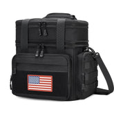 Gafetrey front view showing double-deck layout and pockets for organized meals
