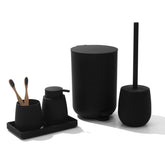 GAHEFY front view set on counter showing coordinated matte finish and tidy layout