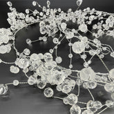 Galt International front packaging of the clear 192-inch crystal garland set showing four 48-inch strands for easy gifting