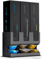 GALVANOX front view showing three boxed Vertuo sleeves and easy reach access