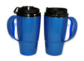 GAMA Electronics ThermoServ front view showing blue finish and ergonomic handle benefit: comfortable grip