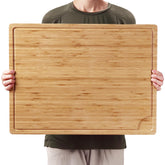GAOMON front view of 24x18 bamboo board showing full surface and size benefit