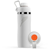 Gatorade Overtime front view showing white insulated bottle and logo benefit: recognizable brand hydration