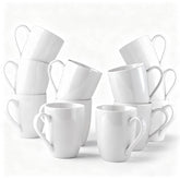 GBhome front view showing set of 12 white mugs and clean minimalist look