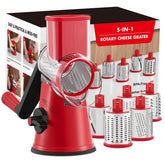 GDL front view showing assembled rotary grater for compact prep