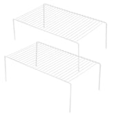 GEDLIRE front view of two wire racks showing compact footprint and neat storage