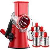 Geedel front view showing compact grater and ergonomic handle for quick prep