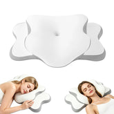 Generic front view of pillow highlighting ergonomic contour and immediate support