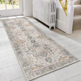 GENIMO runner front view showing light taupe pattern and home-ready style