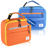 Genteen front view showing zippered lunch bag and durable fabric for daily use