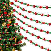 Geosar front packaging showing six 9ft red and green strands, convenient length