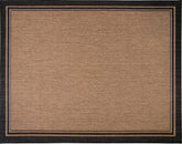 Gertmenian front view of 5x7 flatweave rug showing border, durable look