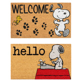 Gertmenian Snoopy front view showing welcome design and curb appeal