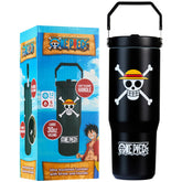 Get Trend tumbler front view showing One Piece design and 30oz capacity benefit