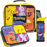 Get Trend lunch bag front view showing Pokémon art and durable carry handle benefit