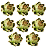 GiftYou front view of faux artichoke showing realistic shape and appeal