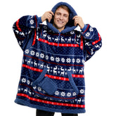 Giggling Getup front view shows roomy hood and cozy fit for relaxed comfort
