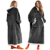 Giggling Getup front view of oversized hoodie showing cozy coverage and comfort