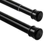 Ginbel Direct front view of rod pair showing sleek finish and adjustable length benefits