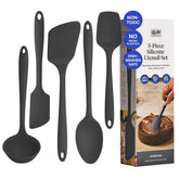 GIR front view of 5-piece charcoal set showing complete tools and clean design