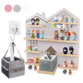 Givilio shelf front view showing Toniebox storage and neat display