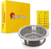 Gladwise Baristapro front view showing rim and finish for precise fit