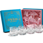 GLASSIQUE CADEAU front packaging with set of four glasses, perfect gift