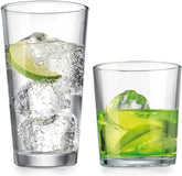 Glaver's boxed glassware set front view showing complete 12-piece set and neat presentation