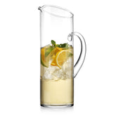 Glaver's front view of pitcher showing crystal-clear elegance and practical pouring