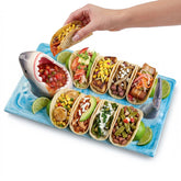 Glazery shark front view showing full platter and playful shape for fun serving