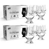 GLENCAIRN front view of WEE glass set showing packaging and elegance