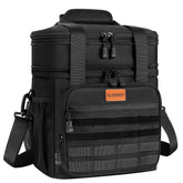 GLENKEY front view of tactical lunch box showing compact profile and durable finish