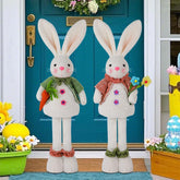 Glintoper front view of bunny couple showing welcoming decor appeal