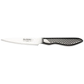 Global GS38 front profile showing balanced paring knife for precise control