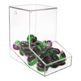 Gnjoyxuan clear dispenser front view shows neat storage benefit