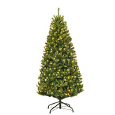 GOFLAME 4ft tree front view showing full spruce shape and festive appeal