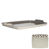 Goodful griddle front view showing linen finish and roomy cooking surface benefit