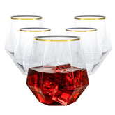 Goodluck front view of 40pcs pack showing elegant disposable glasses benefit convenience