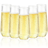 Goodluck front pack showing 48 clear flutes, convenient bulk supply