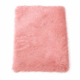 Goolela front view pink rug showing plush look and inviting softness
